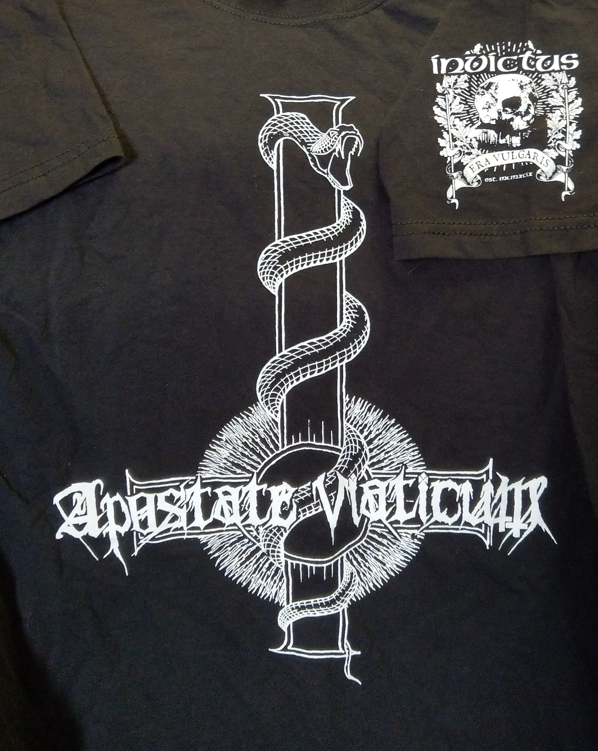 APOSTATE VIATICUM logo shirt (Size S)