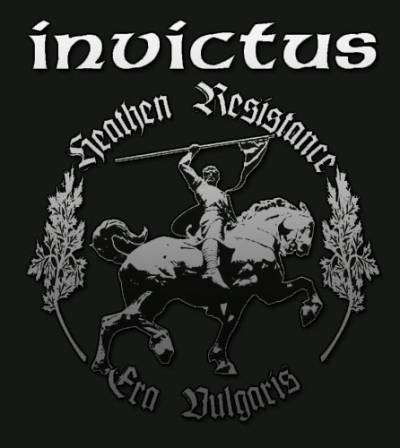 Invictus Productions 'Heathen Resistance' logo shirt small
