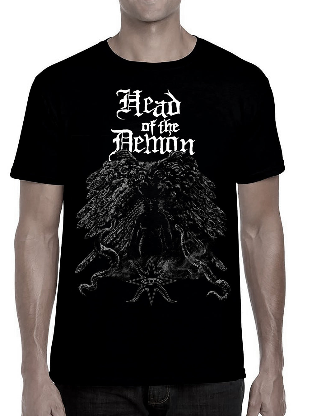 Head of the Demon - Deadly Black Doom T Shirt
