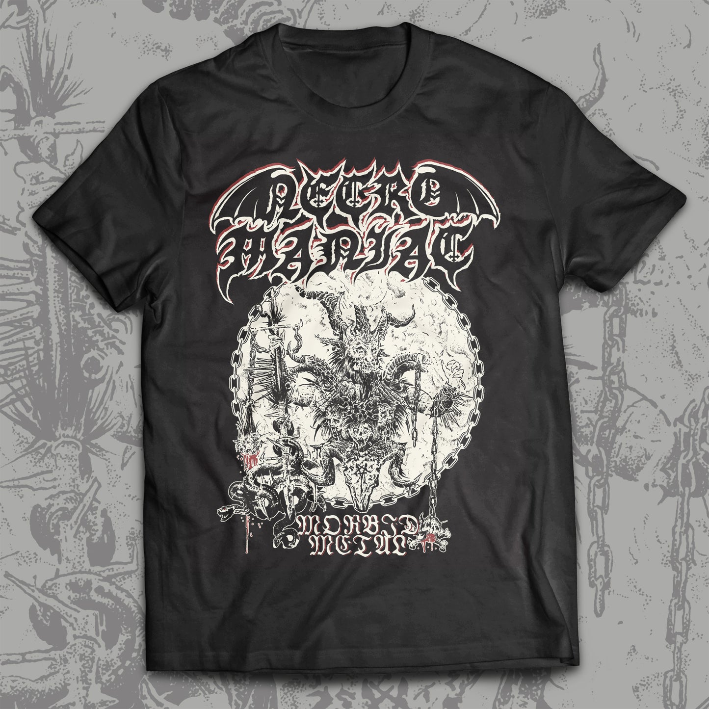 Necromaniac - Morbid Metal T Shirt