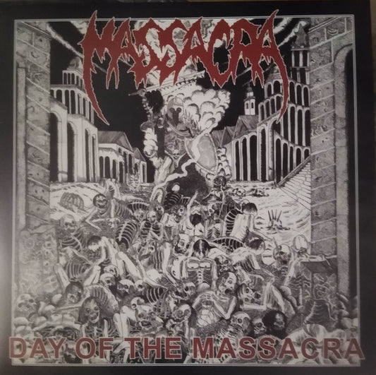 MASSACRA - Day of the Massacra (re-issue) - Ltd LP (Marble Red Vinyl)