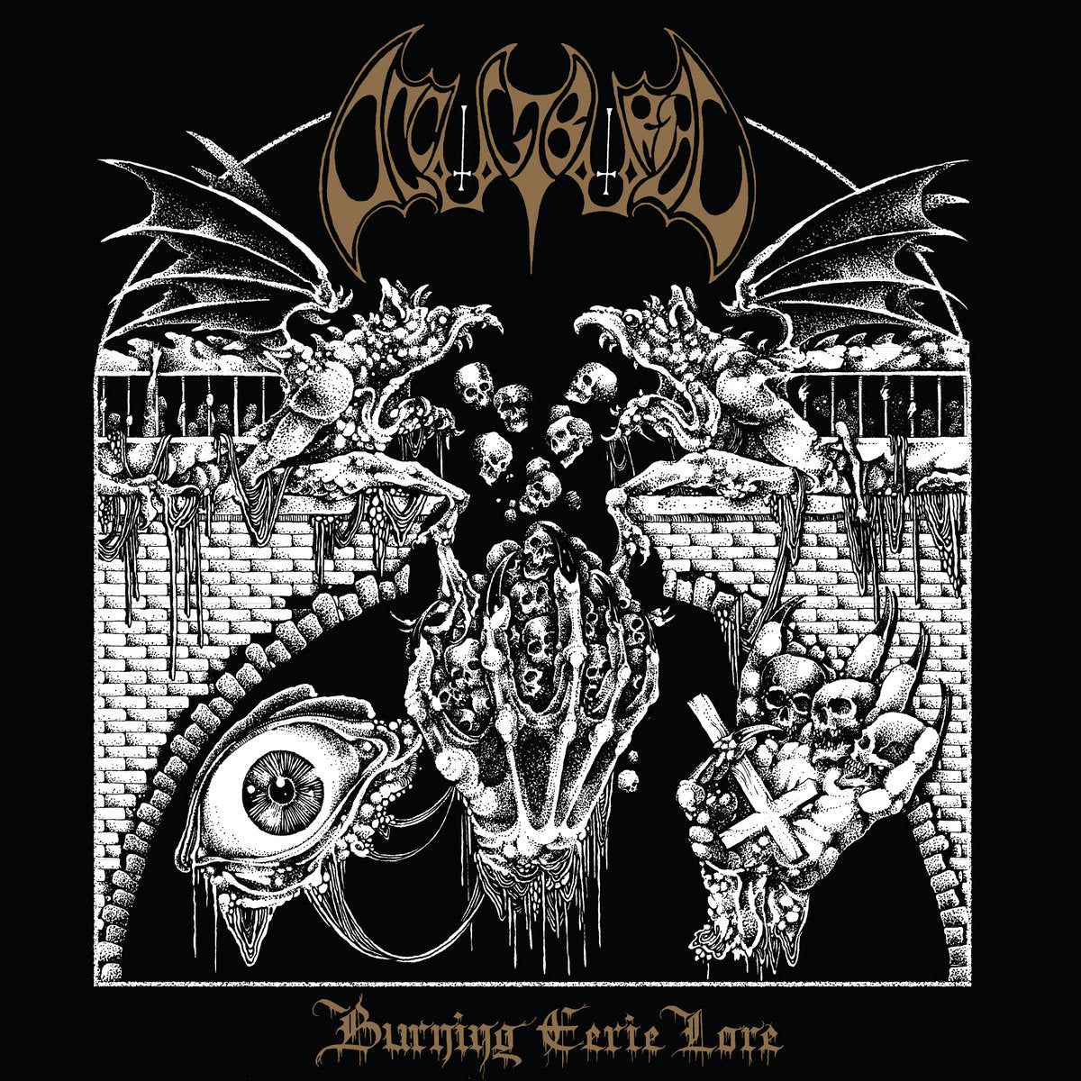 OCCULT BURIAL Burning Eerie Lore LP (black vinyl)