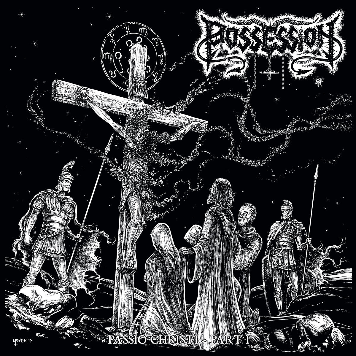 POSSESSION / SPITE Passion Christi  Part I / Witch's Spell split LP