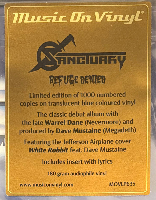 SANCTUARY Refuge Denied LP (Blue marbled)