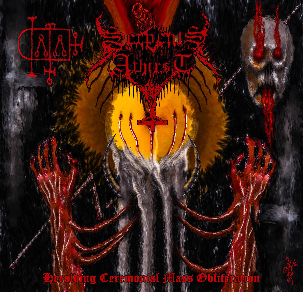 Serpents Athirst - Heralding Ceremonial Mass Obliteration LP (red vinyl)