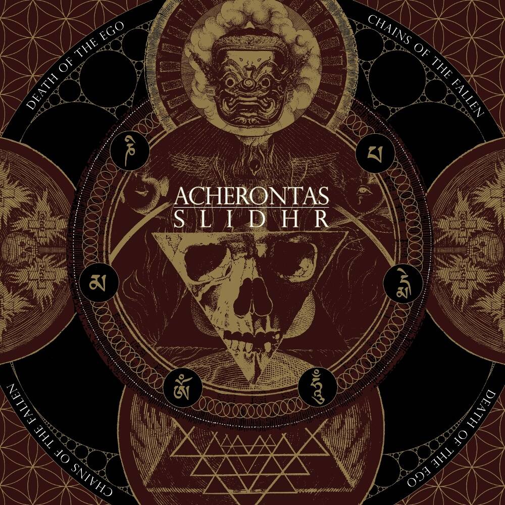 ACHERONTAS / SLIDHR Death of the Ego / Chains of the Fallen LP Gatefold