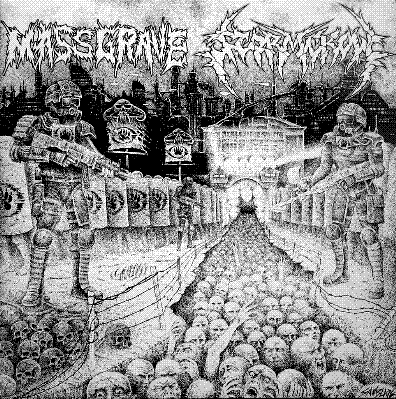 Stormcrow/Mass Grave split CD