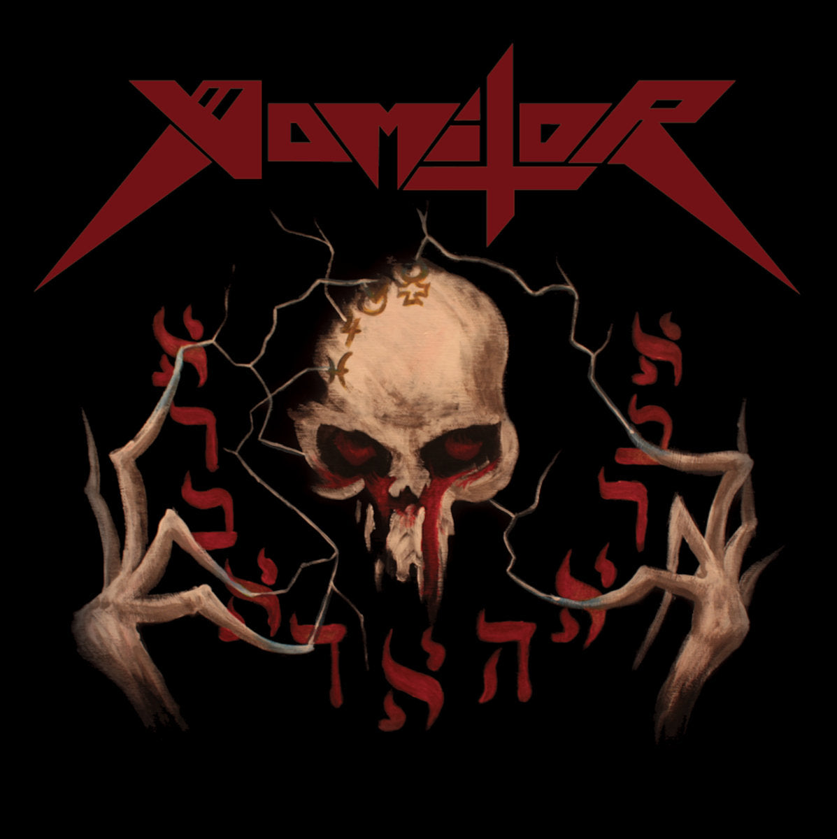Vomitor - Pestilent Death LP (red/black/white vinyl)