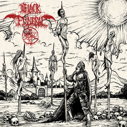 BLACK FUNERAL Wallachian Voivode LP (white w/red splatter & B Side Screen Print)