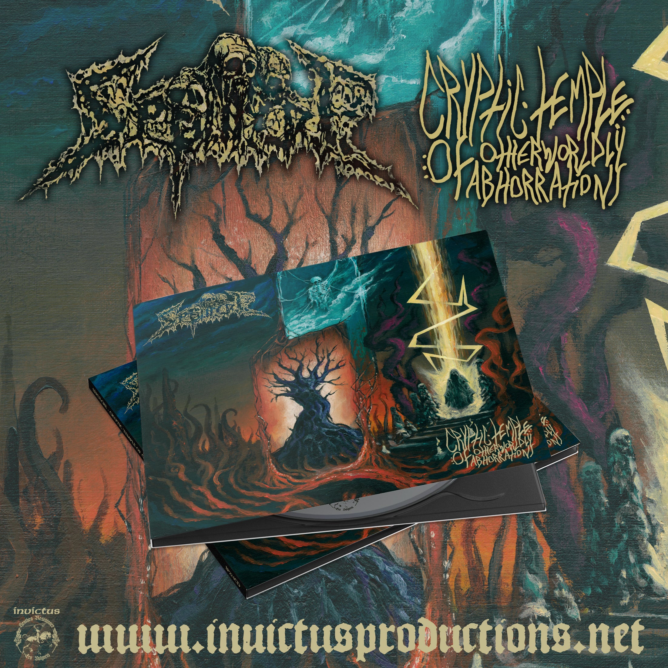 SÉPULCRE Cryptic Temple of Otherworldly Abhorrations CD Digipak