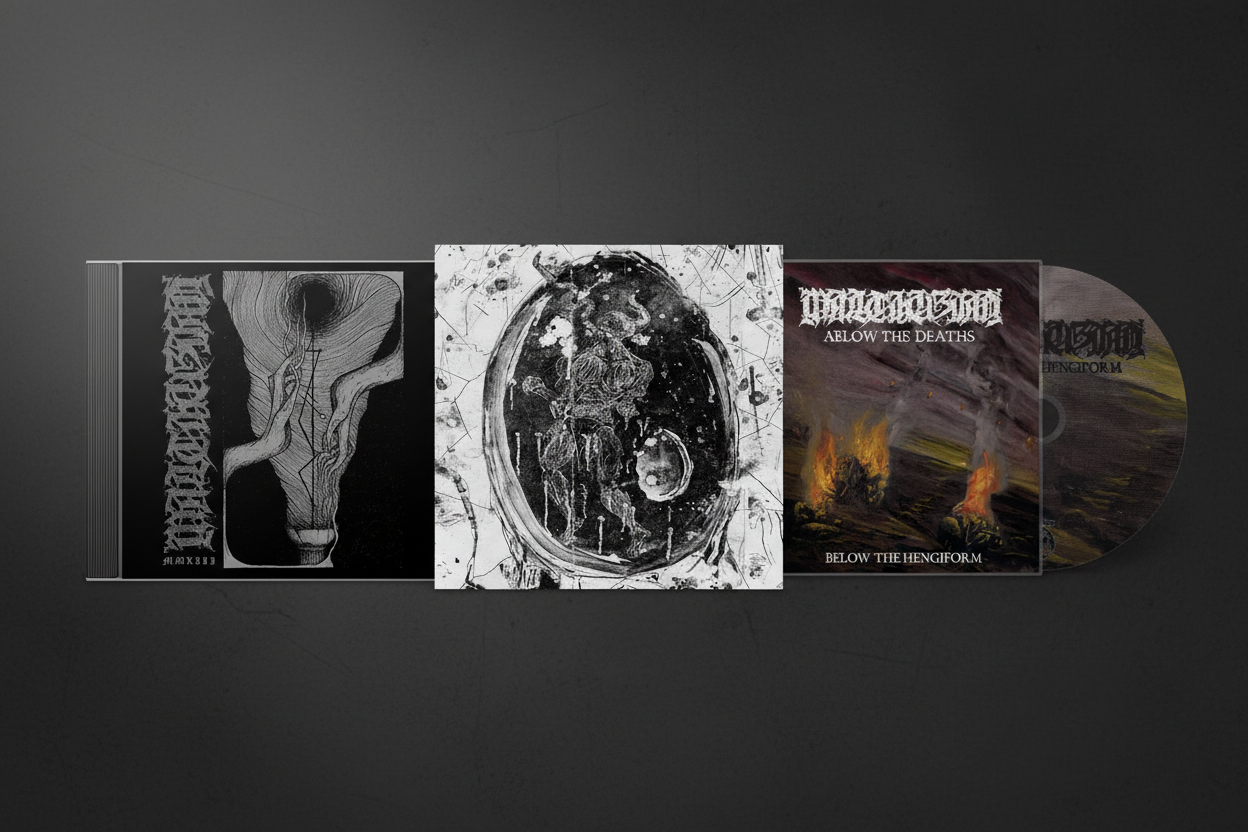 MALTHUSIAN CD Collection Bundle featuring three CD covers