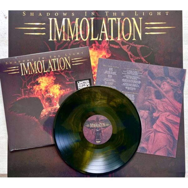IMMOLATION Shadows in the Light LP (YELLOW/BLACK MARBLE)