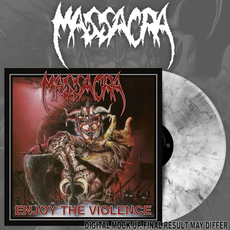 MASSACRA - Enjoy The Violence (Re-issue) - Ltd LP (Marble Vinyl)