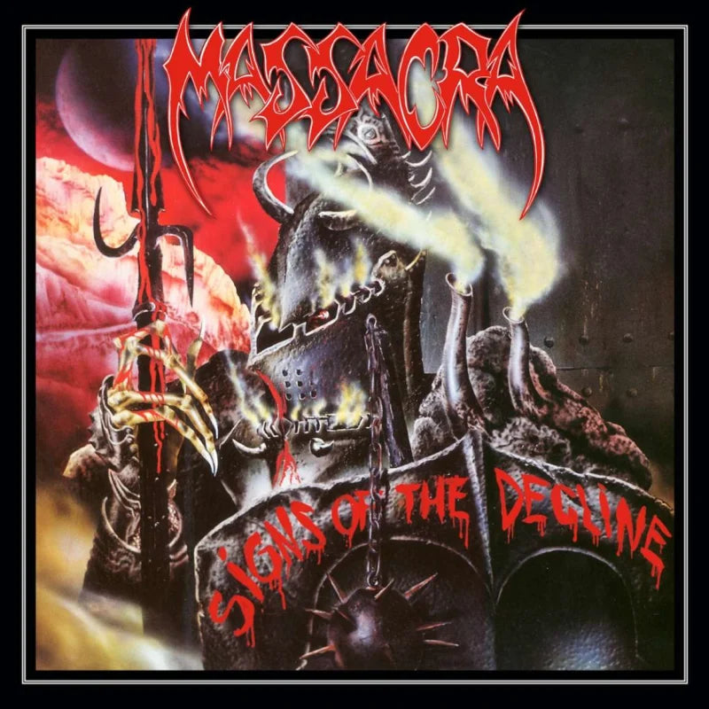 MASSACRA - Signs Of The Decline (Re-issue) - LP Marble Red Vinyl)