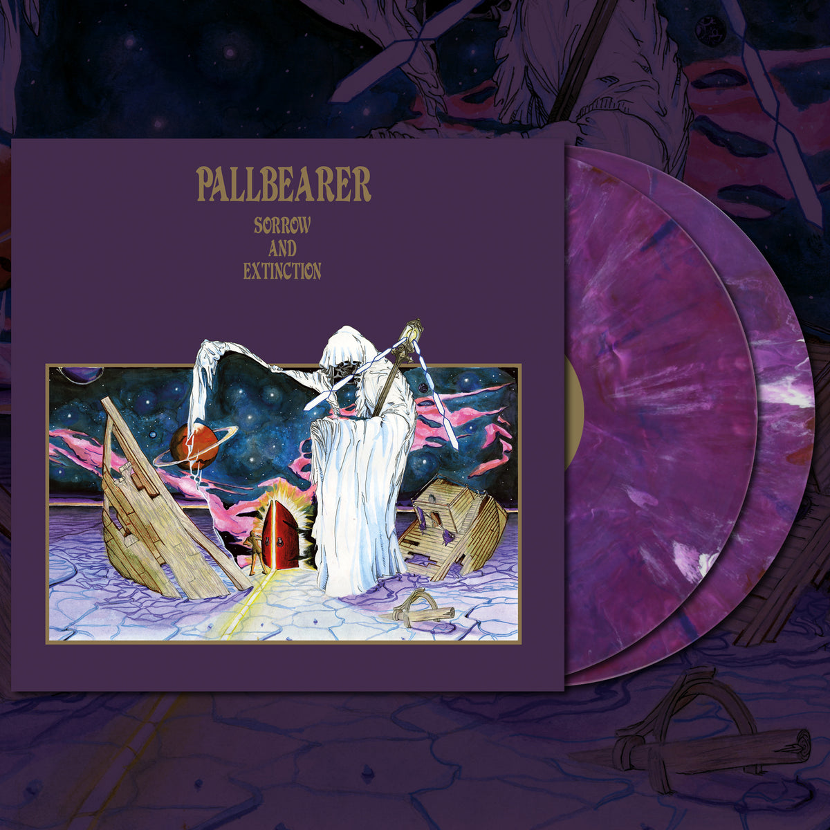 PALLBEARER - Sorrow And Extinction (Andromeda Marble) 2XLP