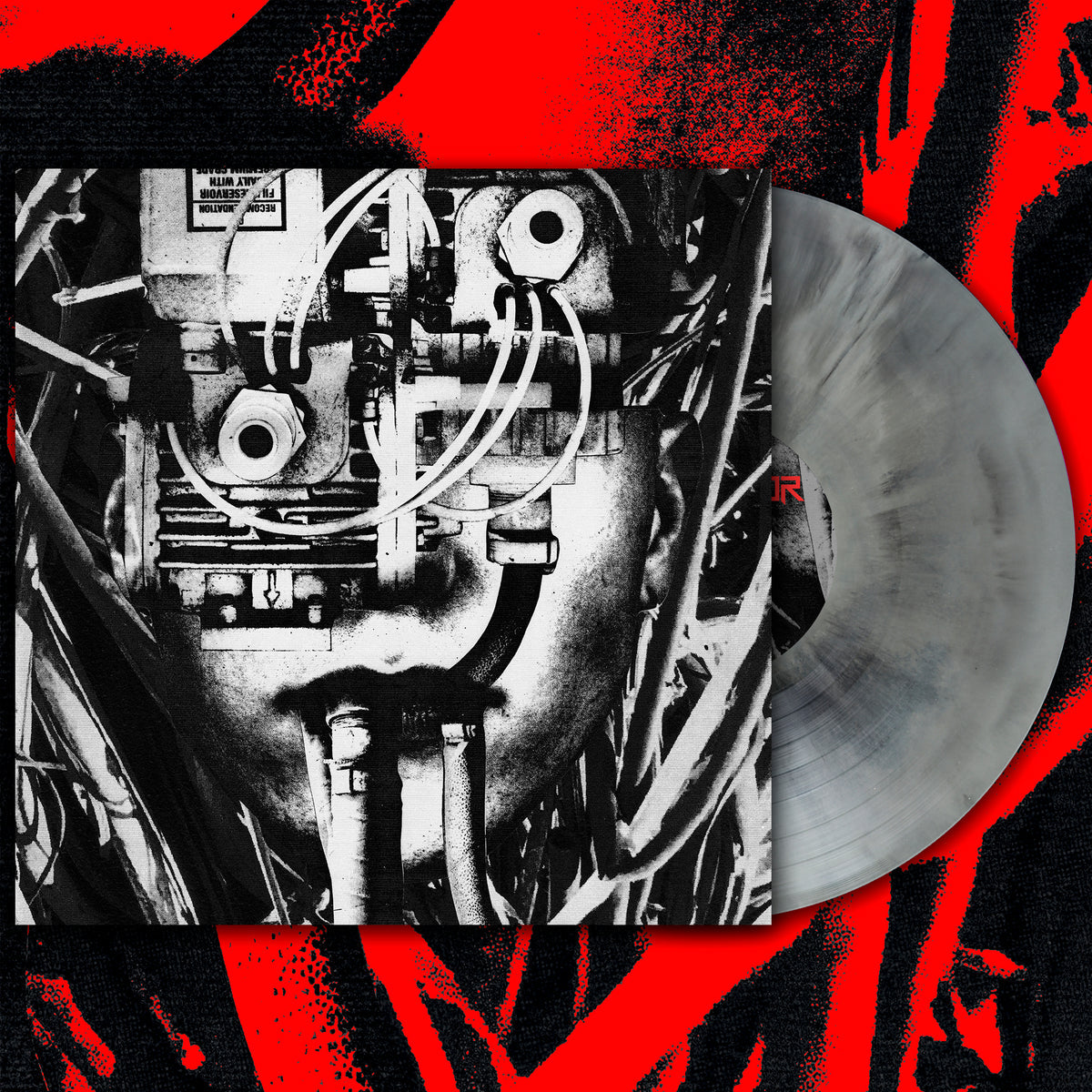 DISSIMULATOR - Lower Form Resistance (Silver/Blood Red Merge) LP