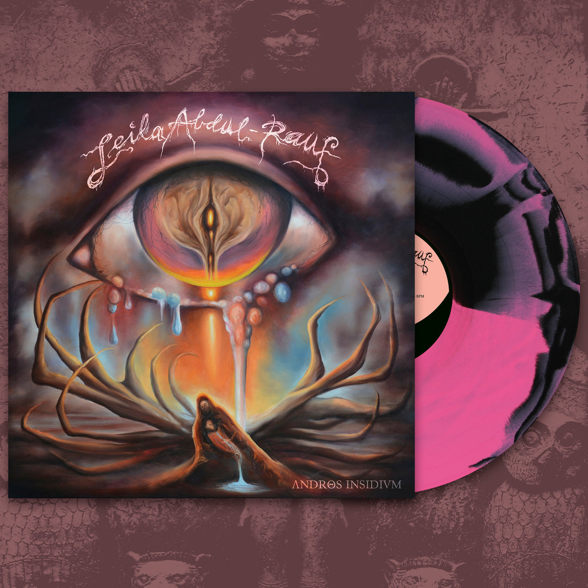 LEILA Abdul Rauf - Andros Insidium (Hot Pink/Black Merge) LP